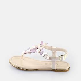 Buffalo Capri Butterfly blanc
