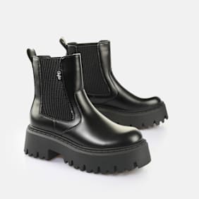 Buffalo ASPEN CHELSEA - VEGAN NUBUCK - GREY noir