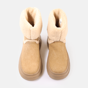 Buffalo Olympia Fold Boot Warm brun