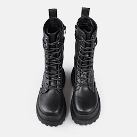Buffalo Pluto Lace Up MID nero