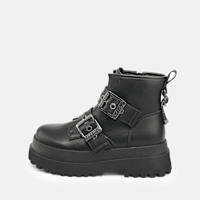 Buffalo Pluto Zip Buckle negro