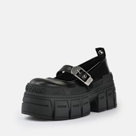 Buffalo Gospher Ballerina Buckle nero