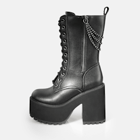 Buffalo Killah Lace Up HI Chain black