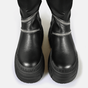Buffalo Gospher Boot HI Zip nero