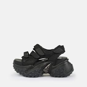 Buffalo Cerbo Sandal Track negro