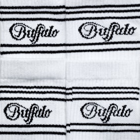 Buffalo Tennis Stripes (2 Pack) white