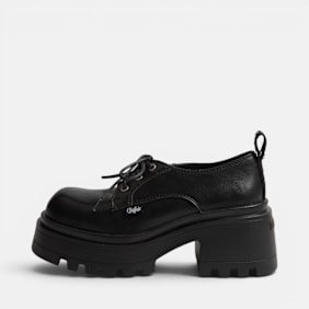 Buffalo LIVE LACE-UP LO - VEGAN NAPPA black