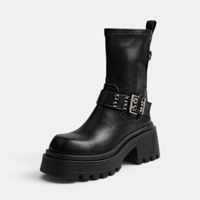 Buffalo LIV SOCK BOOT - VEGAN NAPPA schwarz