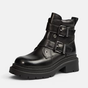 Buffalo CATHY BIKER MID TB - VEGAN NAPPA black