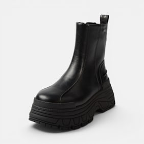 Buffalo FUSION PANEL ZIP MID - VEGAN NAPPA schwarz