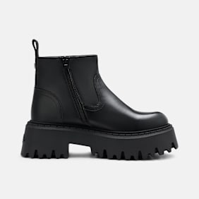 Buffalo ASPEN BOOT SHORT - VEGAN NAPPA black