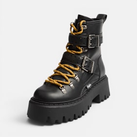 Buffalo ASPEN HIKE MID - VEGAN NAPPA black