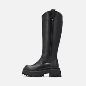 Buffalo ASPEN RIDING BOOT HI - VEGAN NAPPA black