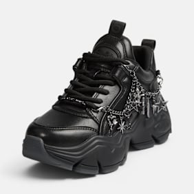 Buffalo BINARY CHARM 3.0 - VEGAN NAPPA black