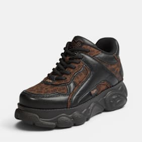 Buffalo CLD ECHO - VEGAN NAPPA/SUEDE schwarz