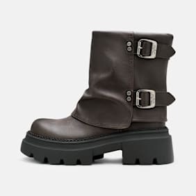 Buffalo MAVE FOLD MID  - VEGAN NAPPA Braun