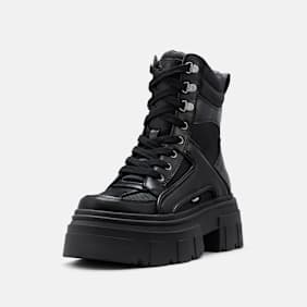 Buffalo ZARTO NC MID - VEGAN NAPPA/NYLON black
