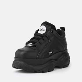 Buffalo Classic Low Leather schwarz