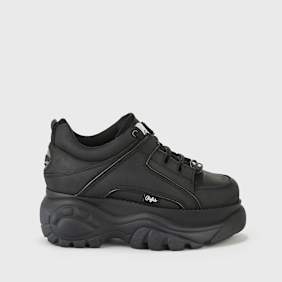 Buffalo Classic Low BS Leather black