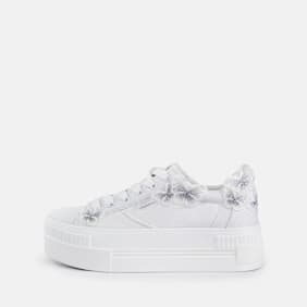 Buffalo Paired Butterfly Lace bianco