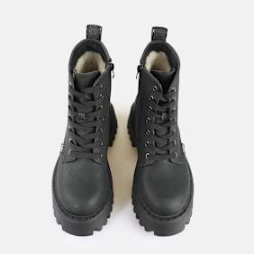 Buffalo Aspen Lace Up Warm black