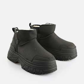 Buffalo Fusion Slip On Lo Warm nero