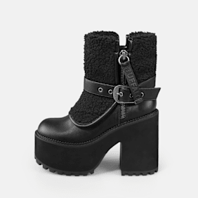 Buffalo Killah Fold Boot Warm schwarz