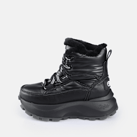 Buffalo Manhatten WNTR Lace Up Puffed schwarz