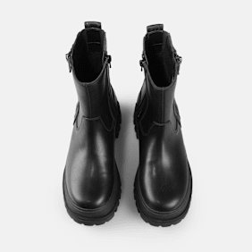 Buffalo Aspha Bootie Zip BS schwarz