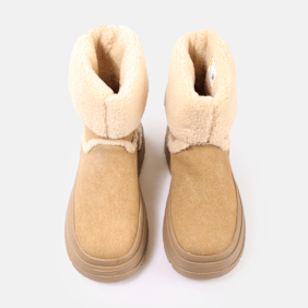Buffalo Olympia Fold Boot Warm beige