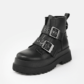 Buffalo Pluto Zip Buckle schwarz