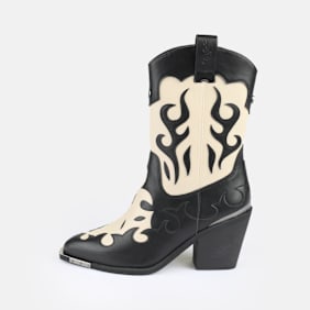 Buffalo West Bootie MID noir