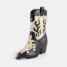 Buffalo West Bootie MID noir
