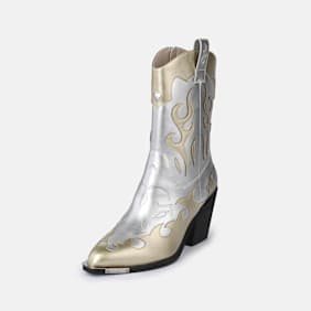 Buffalo West Bootie MID plata