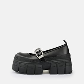Buffalo Gospher Ballerina Buckle noir