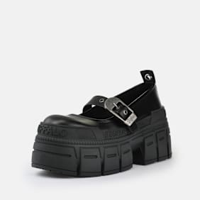 Buffalo Gospher Ballerina Buckle nero