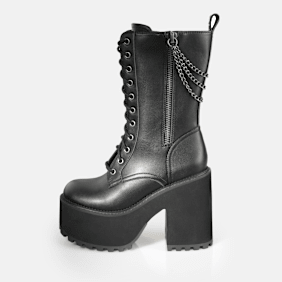 Buffalo Killah Lace Up HI Chain noir