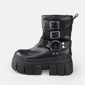 Buffalo Gospher Bootie Harness noir