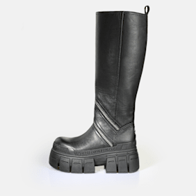 Buffalo Gospher Boot HI Zip noir