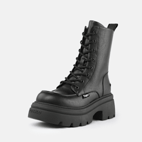Buffalo Zaven Lace Up Mid noir