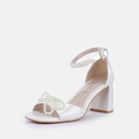 Buffalo Ashley Bow Pearl bianco