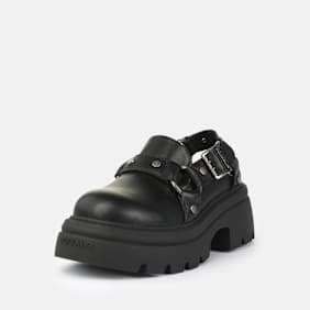 Buffalo Vega Clog Buckle nero
