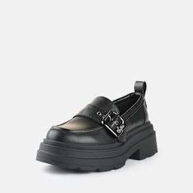 Buffalo Mars Loafer Buckle noir