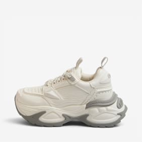 Buffalo DRIVE - VEGAN NAPPA - BLACK blanco
