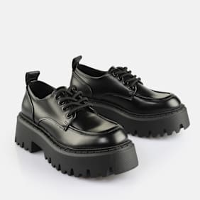 Buffalo Aspen Lace Up Low noir