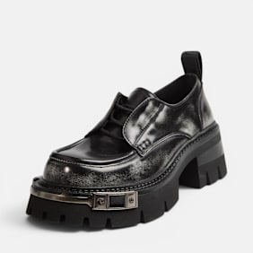 Buffalo SORAYA LACEUP LO - VEGAN NAPPA grey