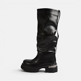 Buffalo VANTA PULL ON HI - VEGAN NAPPA black
