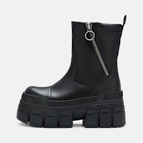 Buffalo GOSPHER  ZIP MID - VEGAN NAPPA noir