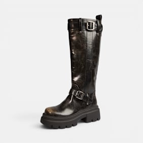 Buffalo MAVE BELT HI - VEGAN NAPPA Marrone