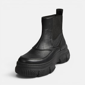 Buffalo DOOZER CHELSEA - VEGAN NAPPA Schwarz